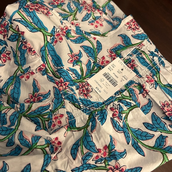 NWT J Crew Factory puffy sleeve floral shirt size S - Picture 4 of 4